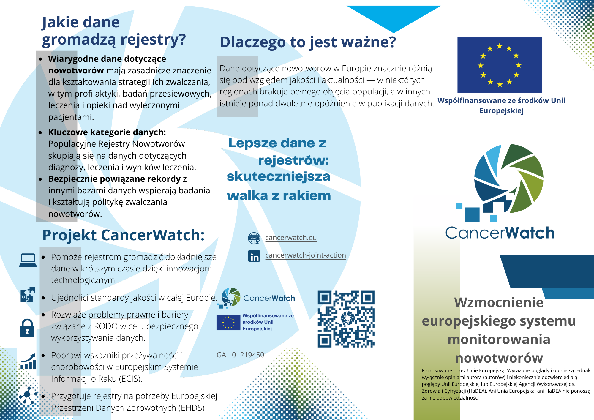 Zdjęcie przedstawia broszurę CancerWatch